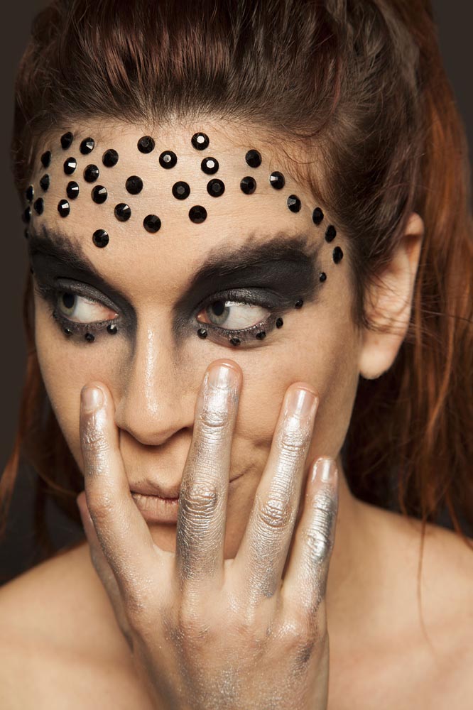 Foto de belleza y maquillaje